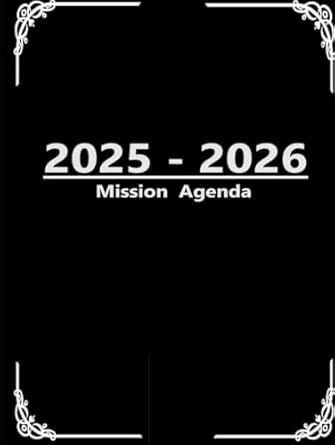 Mission Agenda Hardcover 